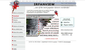 Irfan View's download page
