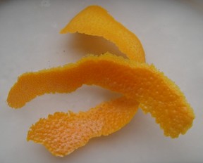 orange peel for mulled wine