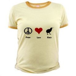 peace love kiwis t-shirt