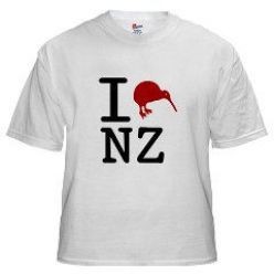 I Love New Zealand t-shirt