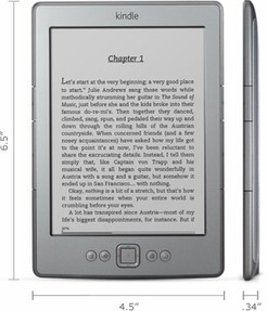 amazon kindle 4 dimensions