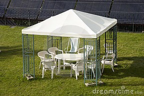 Metal Cloth Canopy Gazebo Outdoor Patio Gazebo Clearance