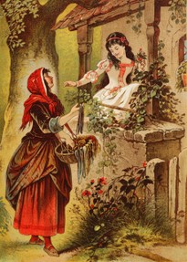 PD illustration of Snow White
