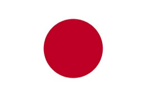 Red in Japan flag represents sun