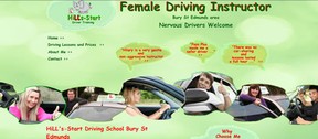 Website header shows a diverse selection of learner drivers