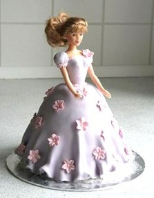 princess doll cake