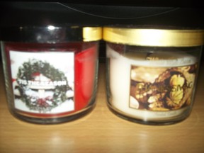 Bath and Body Works candles