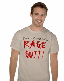rage quit t-shirt