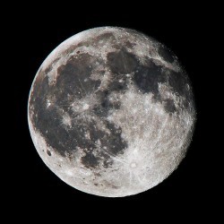 Moon seen from denmark