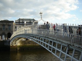 Ha'penny Bridge in Dublin