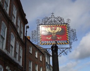 'Spread Eagle' Pub Sign by Dora Carrington