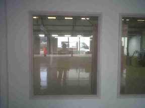 The foreman's view of the warehouse area The foreman's view of the warehouse area