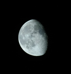 Moon through Binoculars