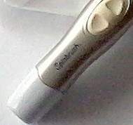 Detail shows the Spinbrush switch