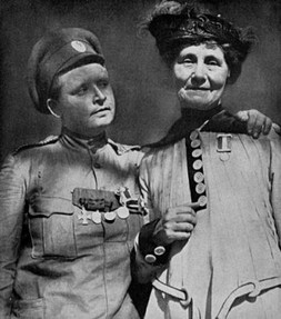 Image: Maria Bochkareva and Emmeline Pankhurst