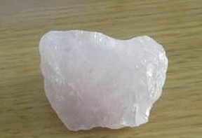 one of the quartz crystals I use at home for meditating