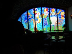 Stained Glass Window in Sorb Restaurant