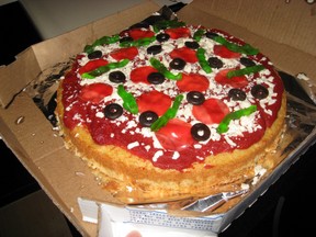 pizza party cake