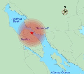 Image: The Halifax Explosion map