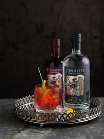 Sloe Negoni with Sipsmiths Gin