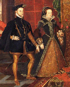 The marriage of Mary I and Philip of Spain took place on July 25, 1554