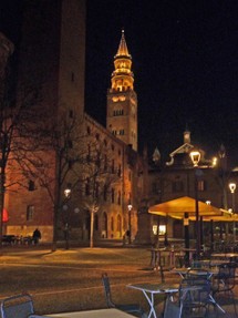 Night time in Cremona