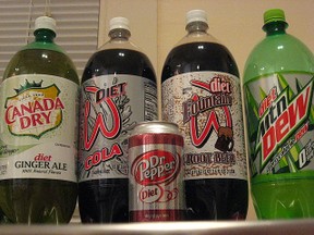 Diet soda bottles