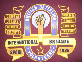 British inernational Brigade Banner