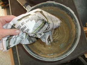 Wet newspaper or paper towel with water