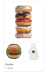 foodie collection at zazzle
